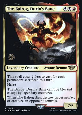 The Balrog, Durin's Bane The Balrog, Durin's Bane