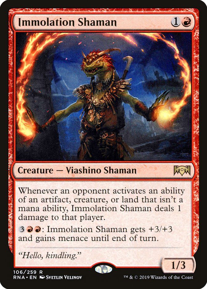 Immolation Shaman Immolation Shaman