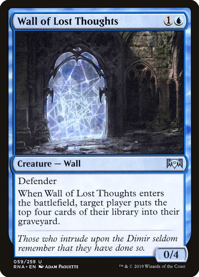 Wall of Lost Thoughts Wall of Lost Thoughts