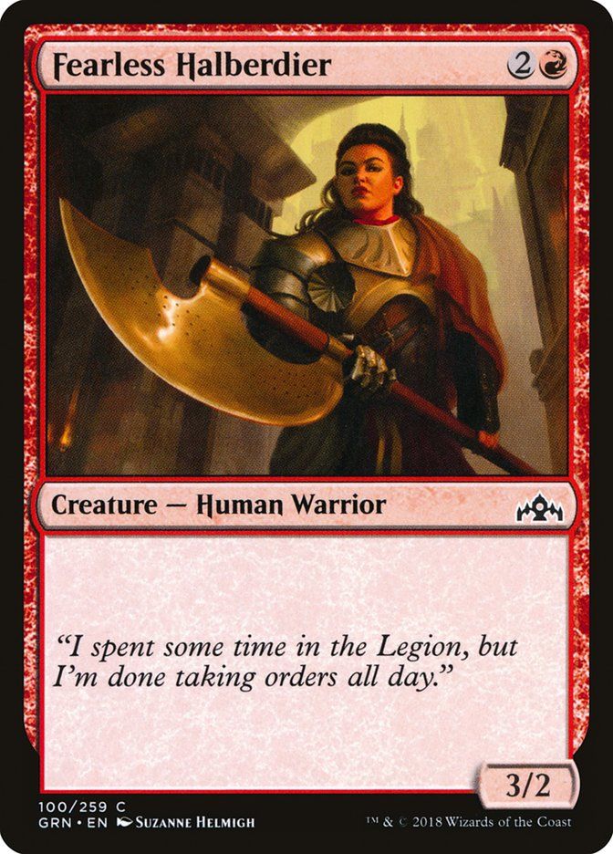 Fearless Halberdier Fearless Halberdier