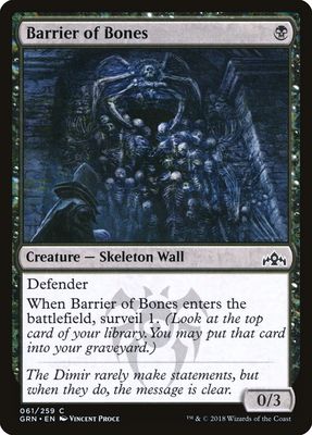 Barrier of Bones Barrier of Bones