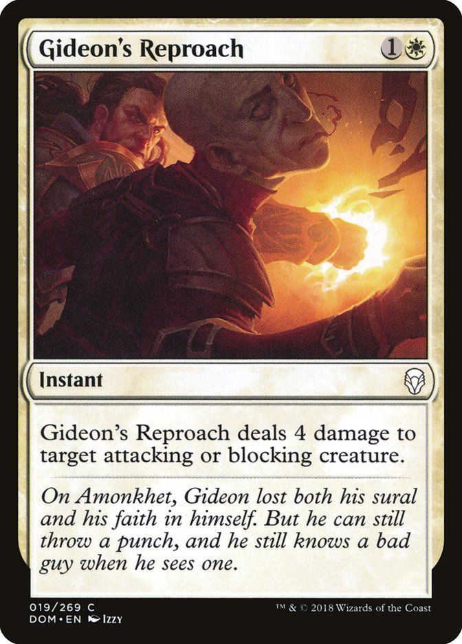 Gideon's Reproach Gideon's Reproach