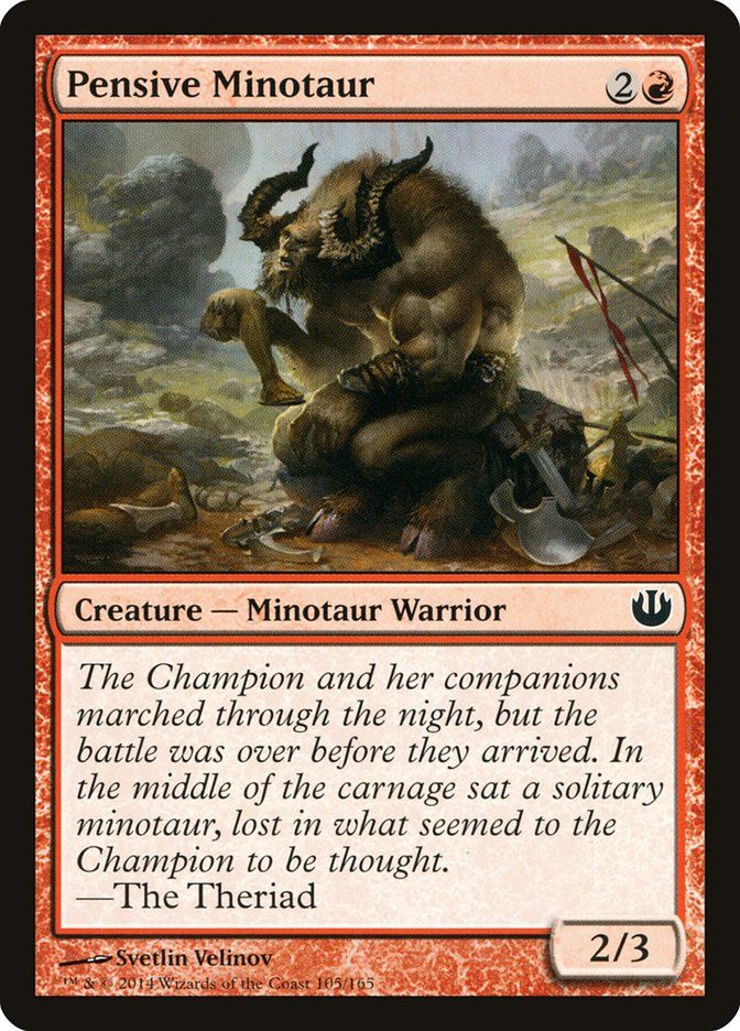 Pensive Minotaur Pensive Minotaur