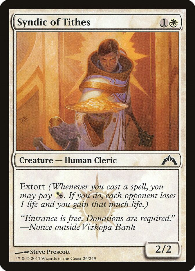 Syndic of Tithes Syndic of Tithes