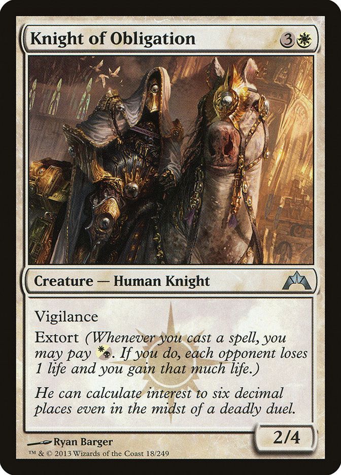 Knight of Obligation Knight of Obligation