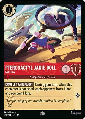 Pterodactyl Janie Doll - Sid's Toy Pterodactyl Janie Doll - Sid's Toy