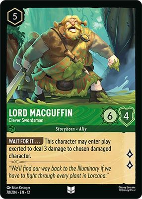 Lord MacGuffin - Clever Swordsman Lord MacGuffin - Clever Swordsman