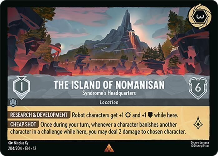 The Island of Nomanisan - Syndrome's Headquarters The Island of Nomanisan - Syndrome's Headquarters