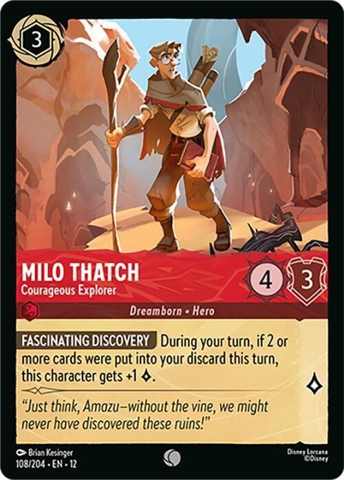 Milo Thatch - Courageous Explorer Milo Thatch - Courageous Explorer