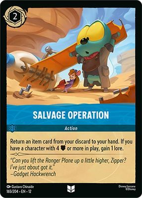 Salvage Operation Salvage Operation