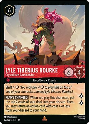 Lyle Tiberius Rourke - Crystallized Commander Lyle Tiberius Rourke - Crystallized Commander