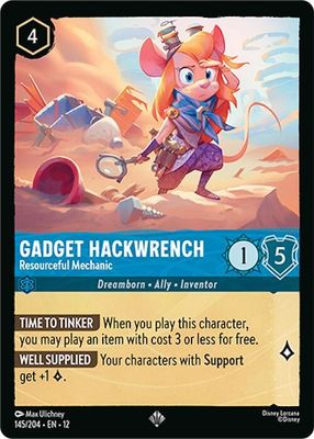 Gadget Hackwrench - Resourceful Mechanic Gadget Hackwrench - Resourceful Mechanic