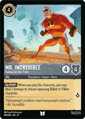 Mr. Incredible - Taking Out the Trash Mr. Incredible - Taking Out the Trash