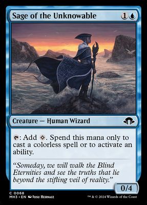 Sage of the Unknowable Sage of the Unknowable
