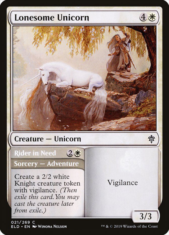 Lonesome Unicorn // Rider in Need Lonesome Unicorn // Rider in Need