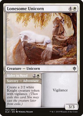 Lonesome Unicorn // Rider in Need Lonesome Unicorn // Rider in Need