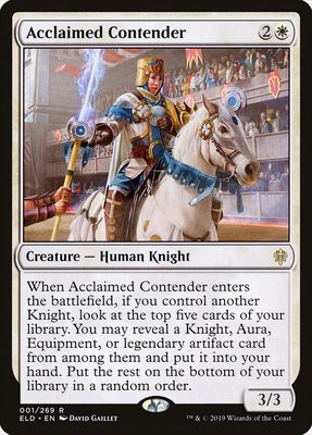 Acclaimed Contender Acclaimed Contender