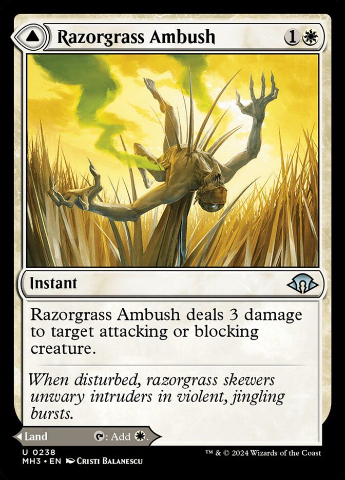 Razorgrass Ambush // Razorgrass Field Razorgrass Ambush // Razorgrass Field