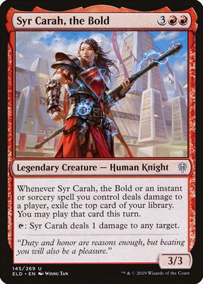 Syr Carah, the Bold Syr Carah, the Bold