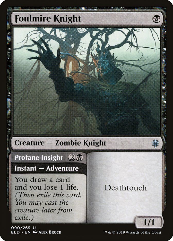 Foulmire Knight // Profane Insight Foulmire Knight // Profane Insight