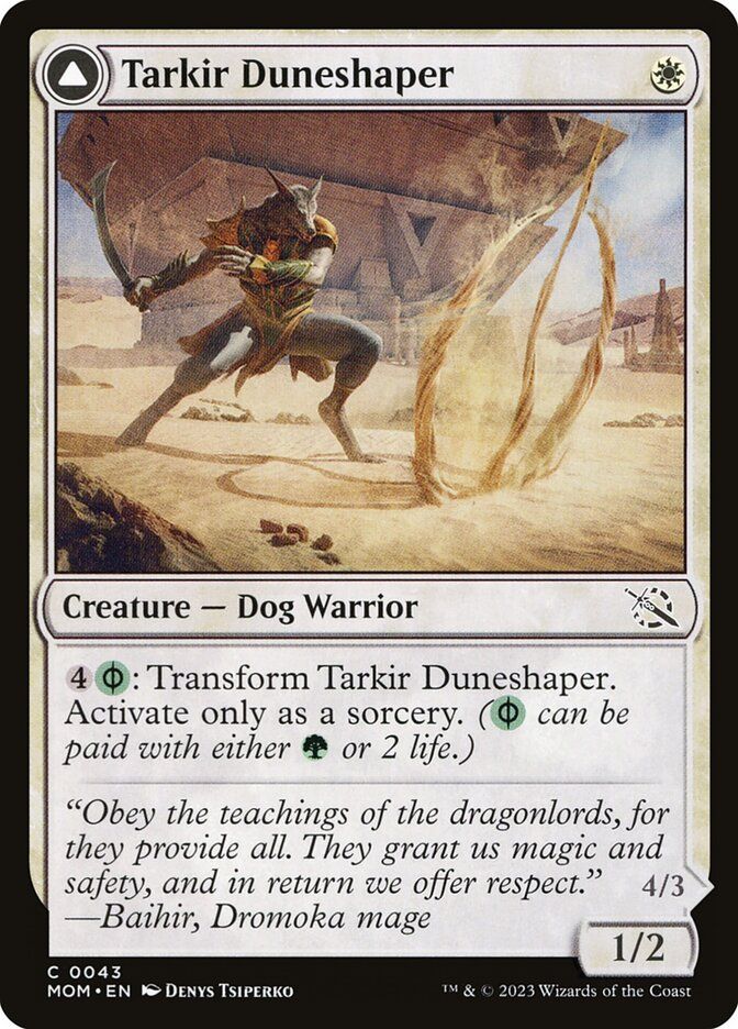 Tarkir Duneshaper // Burnished Dunestomper Tarkir Duneshaper // Burnished Dunestomper