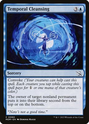 Temporal Cleansing Temporal Cleansing