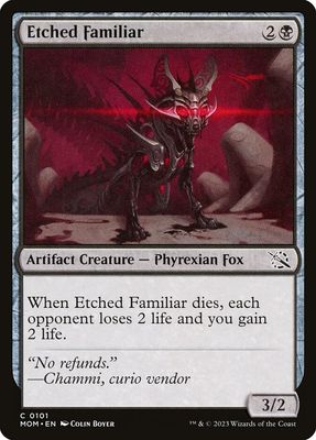 Etched Familiar Etched Familiar