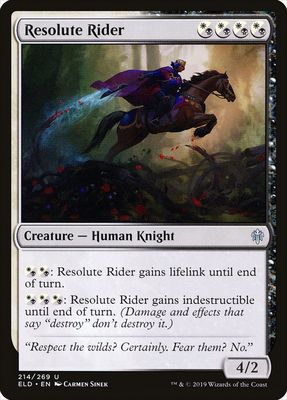 Resolute Rider Resolute Rider