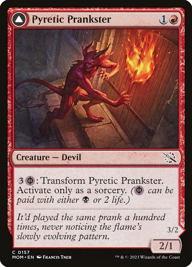 Pyretic Prankster // Glistening Goremonger Pyretic Prankster // Glistening Goremonger