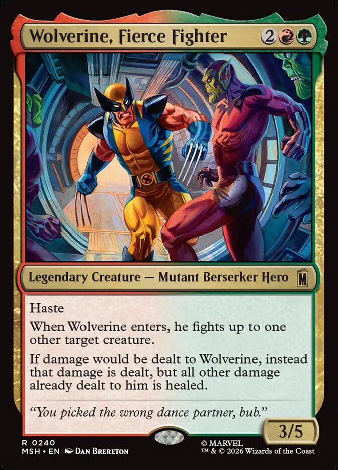 Wolverine, Fierce Fighter Wolverine, Fierce Fighter