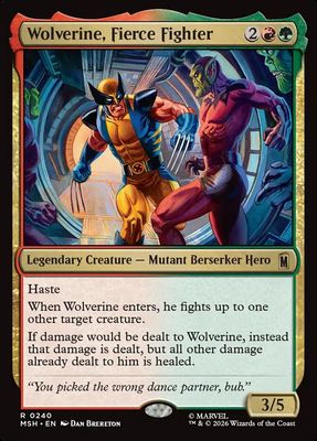 Wolverine, Fierce Fighter Wolverine, Fierce Fighter