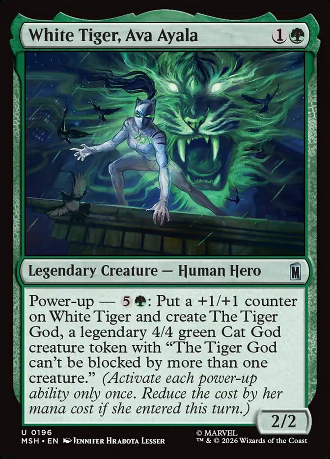 White Tiger, Ava Ayala White Tiger, Ava Ayala