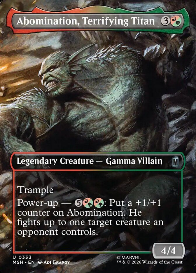 Abomination, Terrifying Titan Abomination, Terrifying Titan