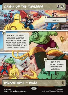 Origin of the Avengers Origin of the Avengers