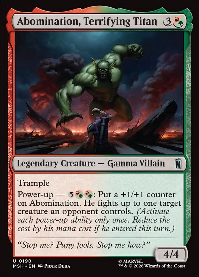 Abomination, Terrifying Titan Abomination, Terrifying Titan