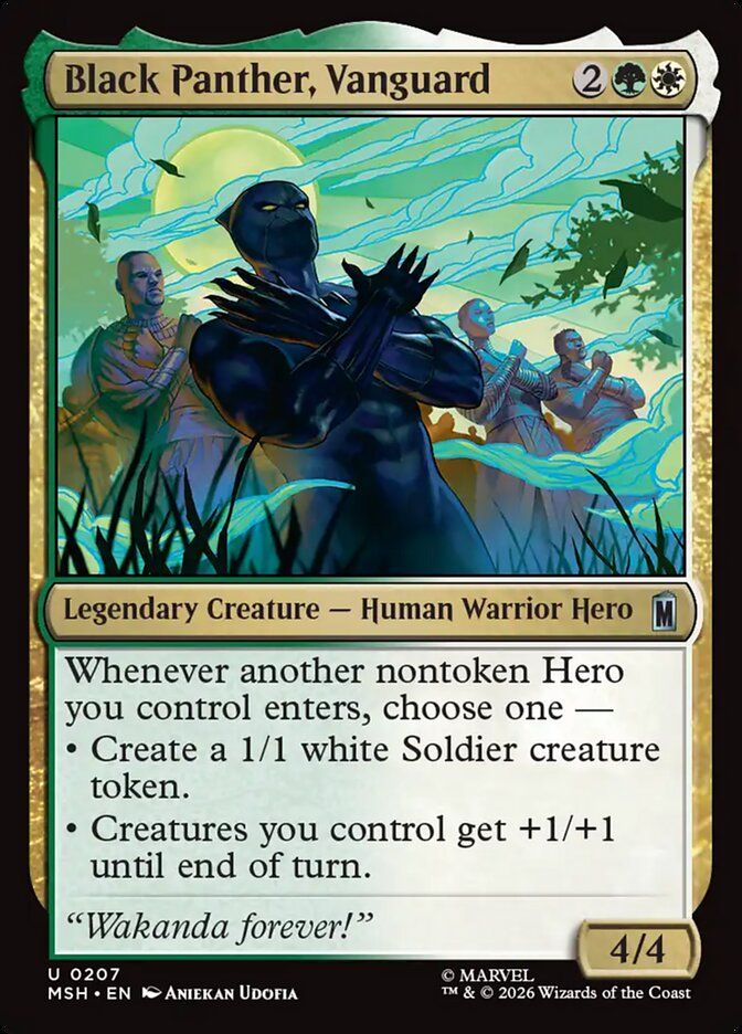 Black Panther, Vanguard Black Panther, Vanguard