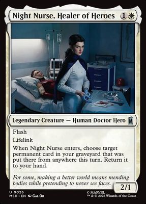 Night Nurse, Healer of Heroes Night Nurse, Healer of Heroes