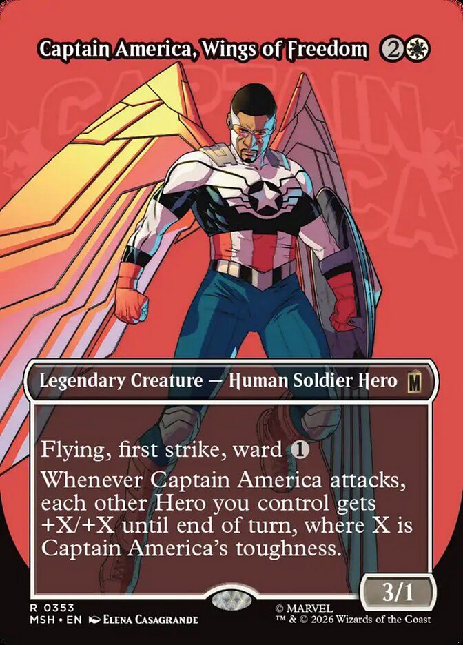 Captain America, Wings of Freedom Captain America, Wings of Freedom