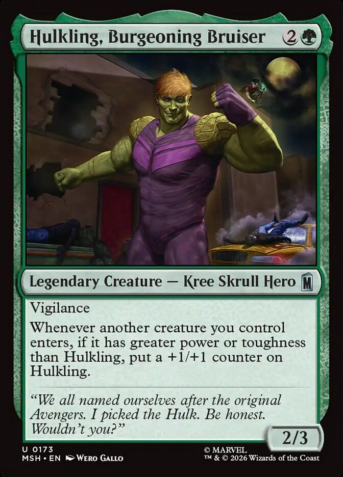 Hulkling, Burgeoning Bruiser Hulkling, Burgeoning Bruiser