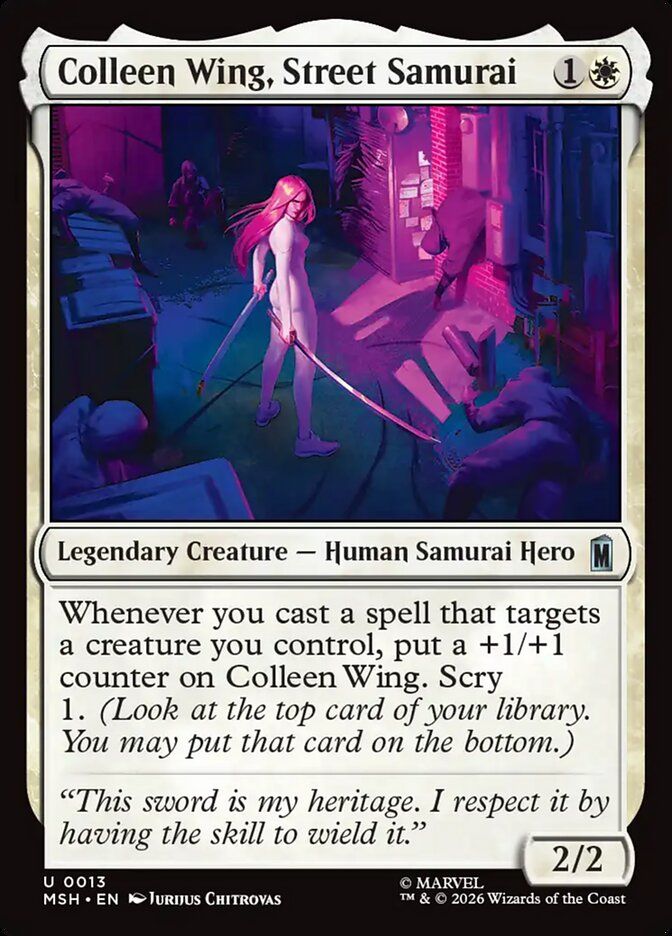 Colleen Wing, Street Samurai Colleen Wing, Street Samurai