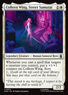 Colleen Wing, Street Samurai Colleen Wing, Street Samurai