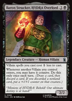 Baron Strucker, HYDRA Overlord Baron Strucker, HYDRA Overlord