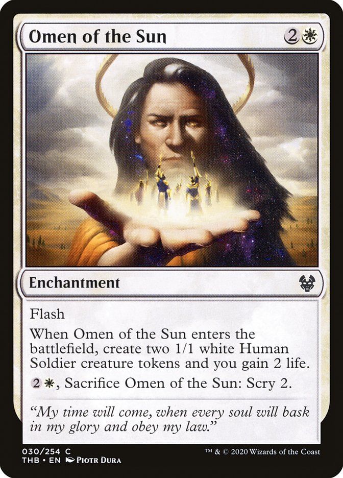 Omen of the Sun Omen of the Sun