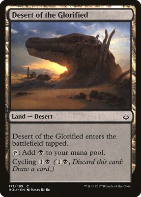 Desert of the Glorified Desert of the Glorified