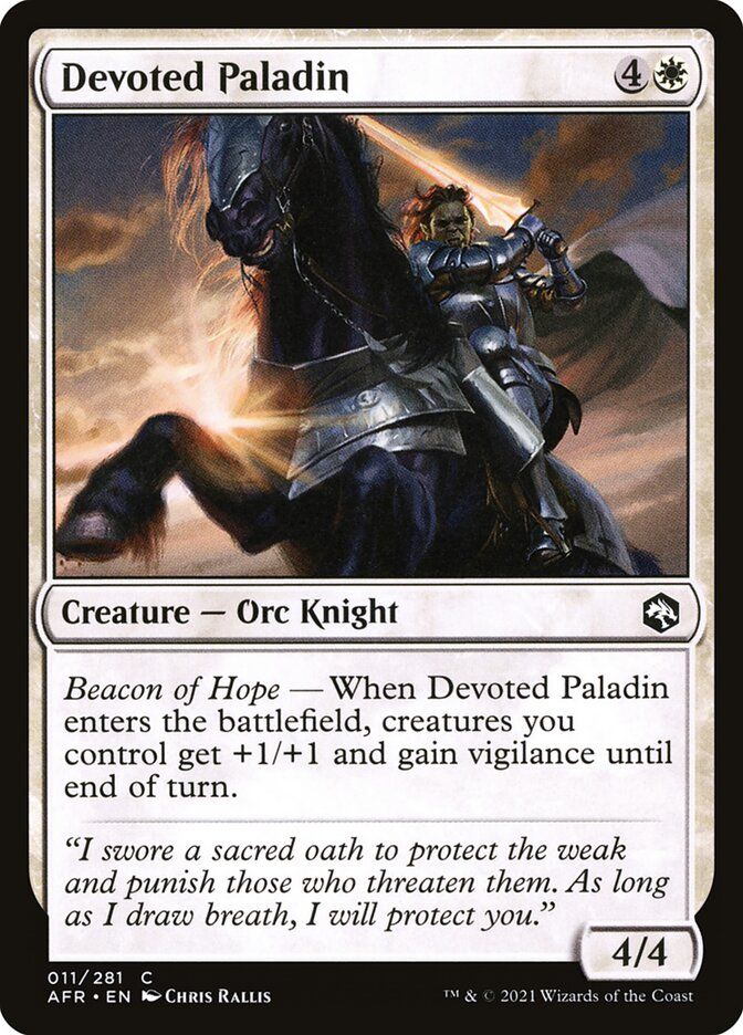 Devoted Paladin Devoted Paladin