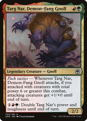 Targ Nar, Demon-Fang Gnoll Targ Nar, Demon-Fang Gnoll