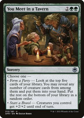 You Meet in a Tavern You Meet in a Tavern