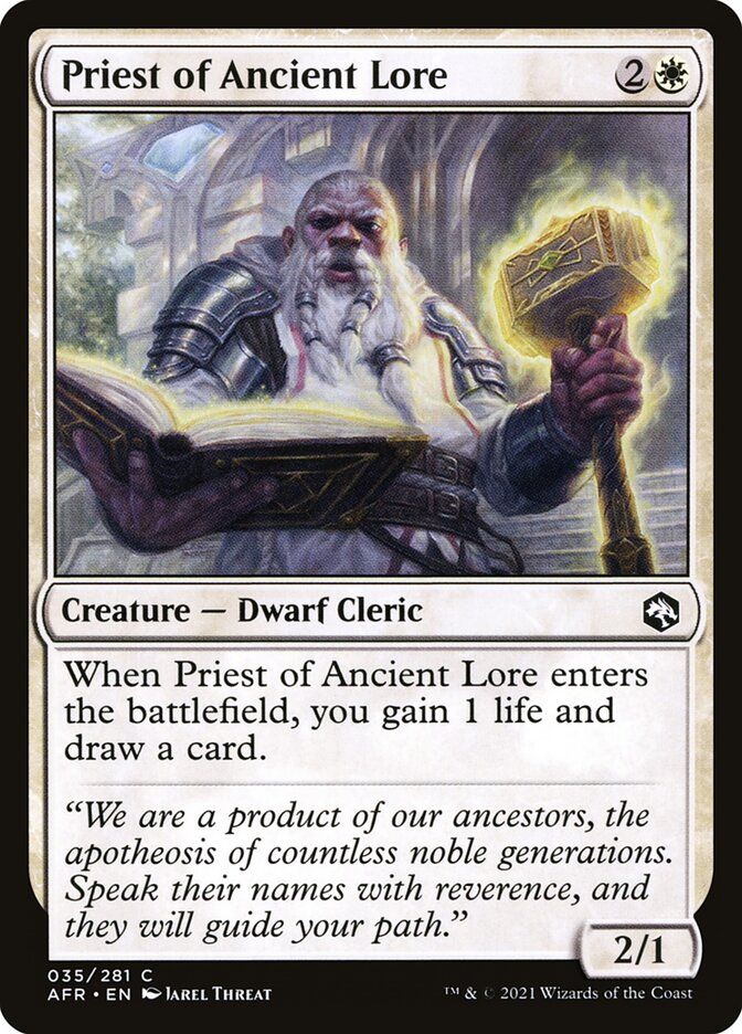 Priest of Ancient Lore Priest of Ancient Lore