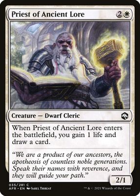 Priest of Ancient Lore Priest of Ancient Lore
