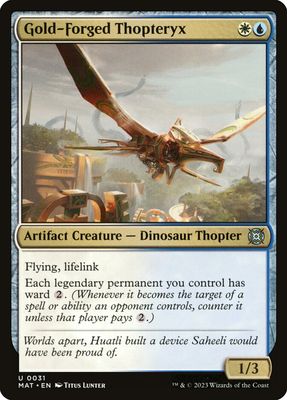Gold-Forged Thopteryx Gold-Forged Thopteryx